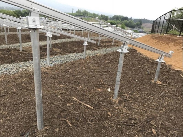 Zonnepaneel Paalmontagerail Helling Grondmontagesysteem
