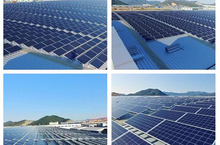 1.4 MW dak met staande naad zonne-montageproject voltooid

