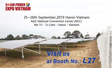 Van harte welkom om onze stand L27 te bezoeken op Vietnam Solar Power Expo 2019